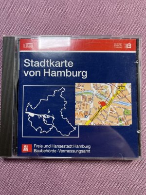 gebrauchtes Buch – Freu und Hansestadt Hamburg Baubehörde-Vermessungsamt – Stadtkarte von Hamburg