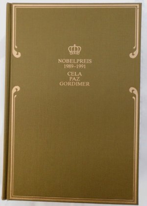 Nobelpreis 1989 - 1991 Ein Vagabund im Dienste Spaniens / Suche nach einer Mitte / Die endgültige Safari