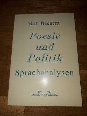 Poesie und Politik. Sprachanalyse