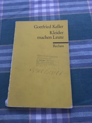 gebrauchtes Buch – Gottfried Keller – Kleider machen Leute