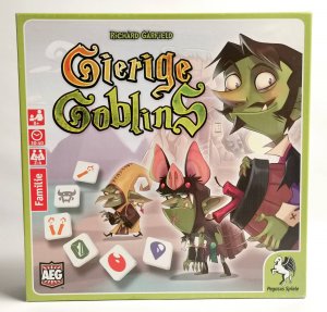 gebrauchtes Spiel – Richard Garfield – Gierige Goblins 2016 Pegasus Spiele 51101G -  ab 14 Jahren - für  2 bis 4 Spieler - Spieldauer ca 40 - 60 Minuten