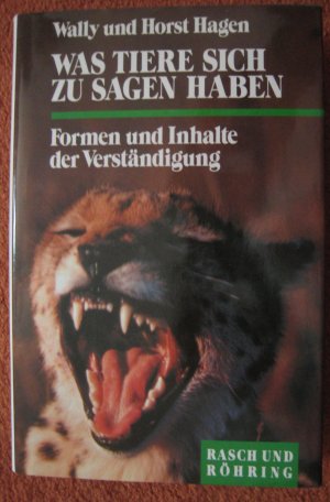 gebrauchtes Buch – Hagen, Wally; Hagen – Was Tiere sich zu sagen haben