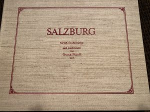 Salzburg Neun Stahlstiche nach Zeichnungen von Georg Pezold 1861