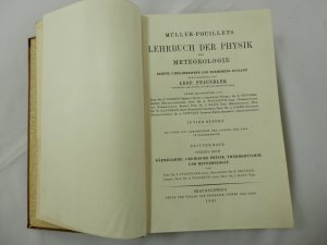 Lehrbuch der Physik und Meteorologie, 3. Band - Wärmelehre, Chemische Physik, Thermodynamik und Meteorologie