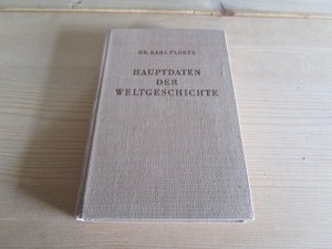 antiquarisches Buch – Dr. Karl Ploetz – Hauptdaten der Weltgeschichte