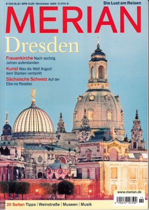 gebrauchtes Buch – MERIAN Die Lust am Reisen Dresden