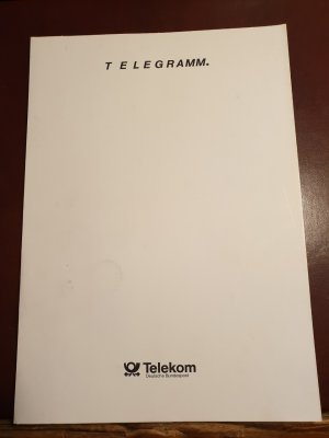 TELEGRAMM / Telekom - Deutsche Bundespost