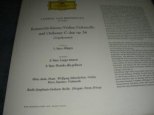 gebrauchter Tonträger – Beethoven – Beethoven ( Konzert für Klavier, Violine, Violoncello und Orchester C-dur op.56 )