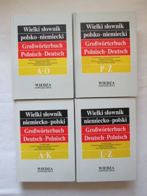 Wiedza Powszechna: Großwörterbuch - Polnisch (in vier Bänden) / Wiedza Powszechna: Wielki slownik - Niemiecki (w 4 tomach)