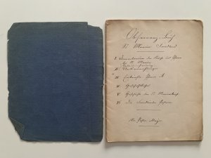 Observanz-Brief (Handschrift) St.-Marien, Friedland 1885