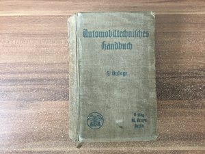 Automobiltechnisches Handbuch - seltene Kriegsausgabe.