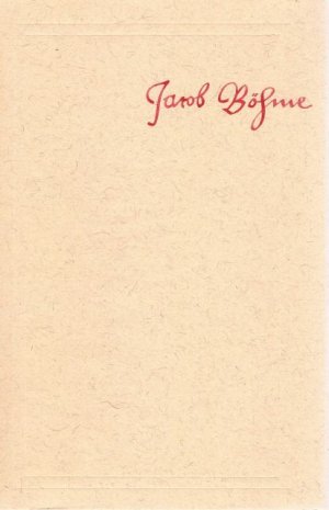 Jacob Böhme. Sämtliche Schriften / 1955-1989. 11 Bände