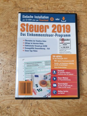 gebrauchtes Buch – Einkommensteuer 2019- Das Programm auf CD – Steuer 2019 - Einkommensteuer