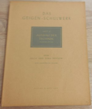 Das Geigen- Schulwerk Heft II Ausbau der Technik innerhalb der ersten Lage