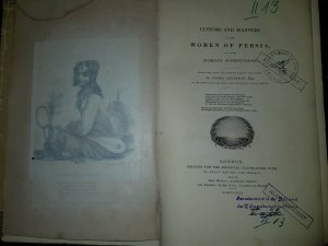 WOMEN OF PERSIA Customs and Manners oriental Translation Fund Woolmore 1828 32 Atkinson