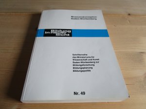 gebrauchtes Buch – Ministerium für Wissenschaft und Kunst Baden-Württemberg – Museumskonzeption Baden-Württemberg - Nr. 49