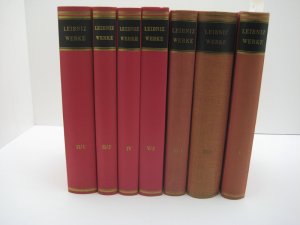 Philosophische Schriften. Hrsg. u. übers. von H. H. Holz. Lateinisch/französisch-deutsche Parallelausgabe. 2. unveränd. A. 5 Bände in 7 (=Alles).