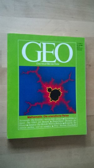 GEO Magazin 6/1984 - Mathematik - Normandie - Kirschblüte - Deutschland - Jamaica - Kraniche - Andenbahn