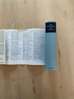 Sachwörterbuch der Literatur