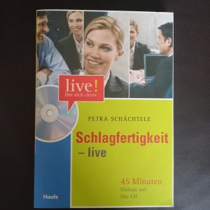 gebrauchtes Buch – Petra Schächtele – Schlagfertigkeit live - mit Hör - CD