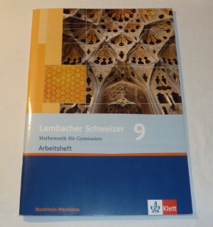 gebrauchtes Buch – Lambacher Schweizer Mathematik 9. Ausgabe Nordrhein-Westfalen - Arbeitsheft plus Lösungsheft Klasse 9  keine Eintragungen, mit Lösungen, leichte Gebrauchsspuren TOP