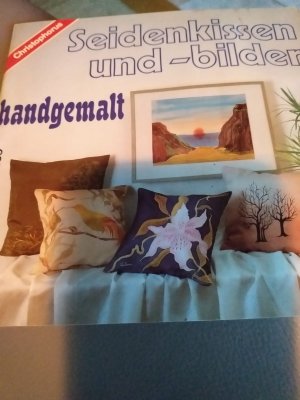 Seidenkissen und -bilder handgemalt