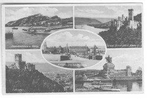 Ansichtskarte Koblenz und seine Umgebung, 5 Motive, Karte um 1920