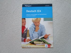 gebrauchtes Buch – Wolfram Karg – Deutsch: Gekonnt nachschlagen und recherchieren /Sachtexte erstellen - Schülerheft 3./4. Klasse