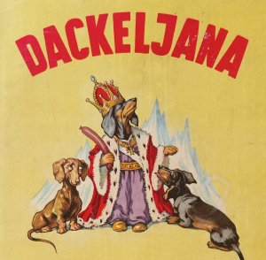 Dackeljana - fantastische Dackel - Zeichnungen