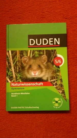 Naturwissenschaft  5/6  -  Band 1  -  Schülerbuch  -  Gymnasium Nordrhein-Westfalen   -  incl. CD-ROM    -    NEU  -  noch unbenutzt !