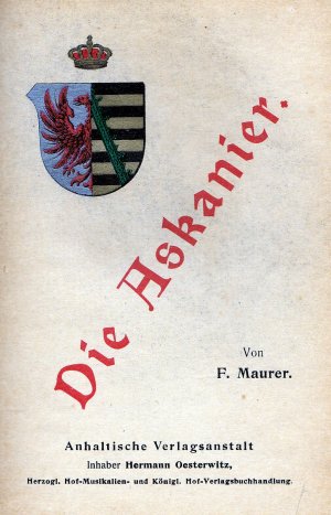 antiquarisches Buch – F Maurer – Die Askanier