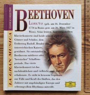 gebrauchter Tonträger – Ludwig van Beethoven / Wiener Philharmoniker: Karl Böhm – La Gran Musica "Ludwig van Beethoven" Klavierkonzert Nr. 4 und Nr. 5