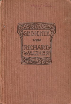 Gedichte. [Einleitung von C. Fr. Glasenapp].