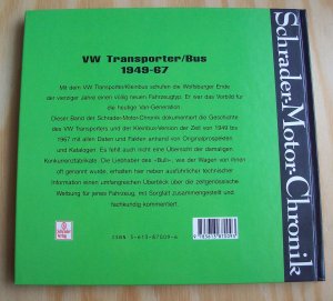 gebrauchtes Buch – Walter Zeichner – VW Transporter/Bus 1949-67. Schrader-Motor-Chronik. Band 2.