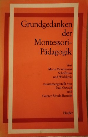 antiquarisches Buch – Grundgedanken der Montessori-Pädagogik