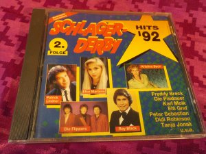 gebrauchter Tonträger – Schlager Derby 2-Hits '92 – Flippers, Kristina Bach, Tanja Jonak, Roy Black, Patrick Lindner, Peter Sebastian..