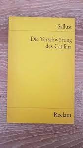 gebrauchtes Buch – Sallust – Die Verschwörung des Catilina