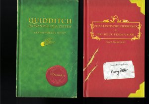 gebrauchtes Buch – Newt Scamander – 2 Bücher Phantastische Tierwesen + Quidditch