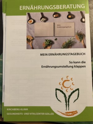 gebrauchtes Buch – Ernährungstagebuch -