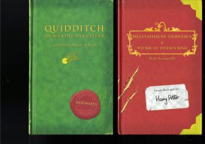 2 Bücher Phantastische Tierwesen + Quidditch