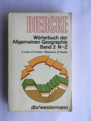 ISBN 3423034181 "Diercke-Wörterbuch Der Allgemeinen Geographie ...