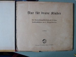 antiquarisches Buch – Lothar Meggendorfer – Nur für brave Kinder