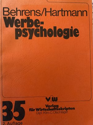 Werbepsychologie.