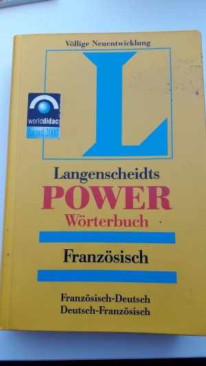 gebrauchtes Buch – Langenscheidt Power Wörterbücher / Langenscheidt Power Wörterbuch Französisch