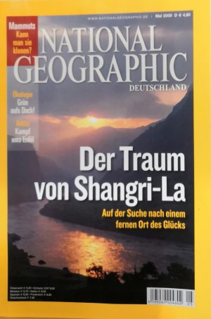 gebrauchtes Buch – National Geographic Deutschland Mai 2009 Der Traum von Shangri-La