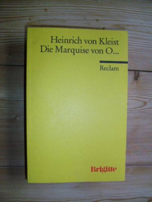 gebrauchtes Buch – Heinrich von Kleist – Die Marquise von O...