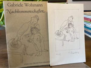 Nachkommenschaften. Ein Film. Vorzugsausgabe B mit einer signierten Offsetlithographie als Beilage. Offsetlithographien von Helmut Theodor. (= Broschur […]