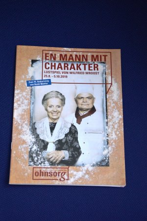 gebrauchtes Buch – Wilfried Wroost – En Mann mit Charakter Ohnsorg Theater Programmheft zum 75. Geburtstag von Heidi Mahler 2019