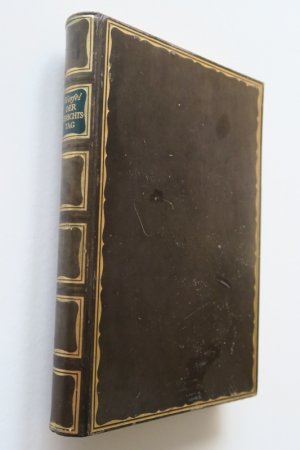 Werfel, Franz. Der Gerichtstag in fünf Büchern. Erste Ausgabe. Leipzig, Kurt Wolff Verlag, 1919. 308 S., 2 Bl. Original Ledereinband mit zahlreichen Goldfileten […]