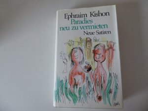 gebrauchtes Buch – Ephraim Kishon – Paradies neu zu vermieten. Neue Satiren. Leinen mit Schutzumschlag